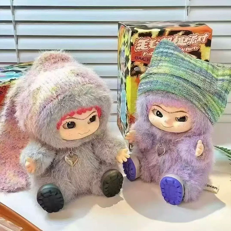 WAKUKU Wa Kuku Fluffy Trendy Series Blind Box Figurine Plush Cute Doll Girl Gift