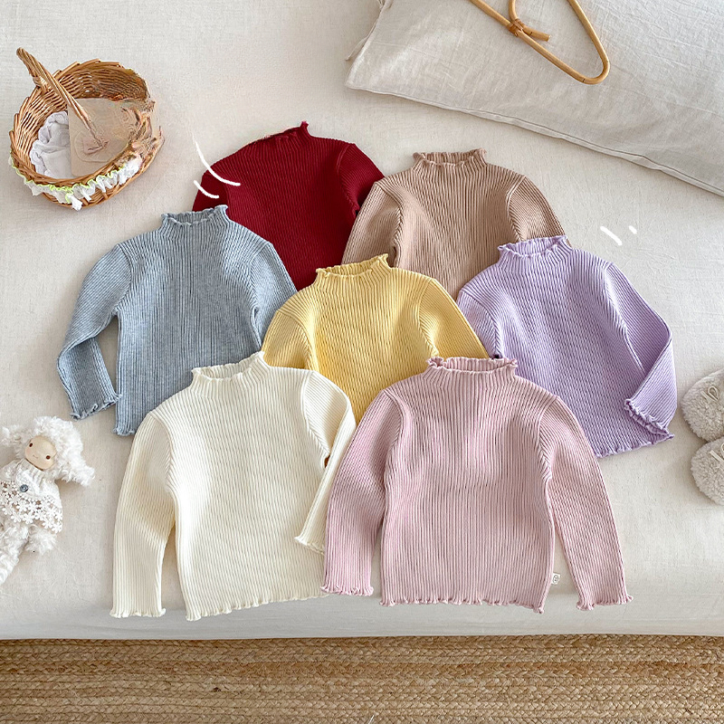 New hot selling solid color thick sweater winter fashion simple knitted pullover