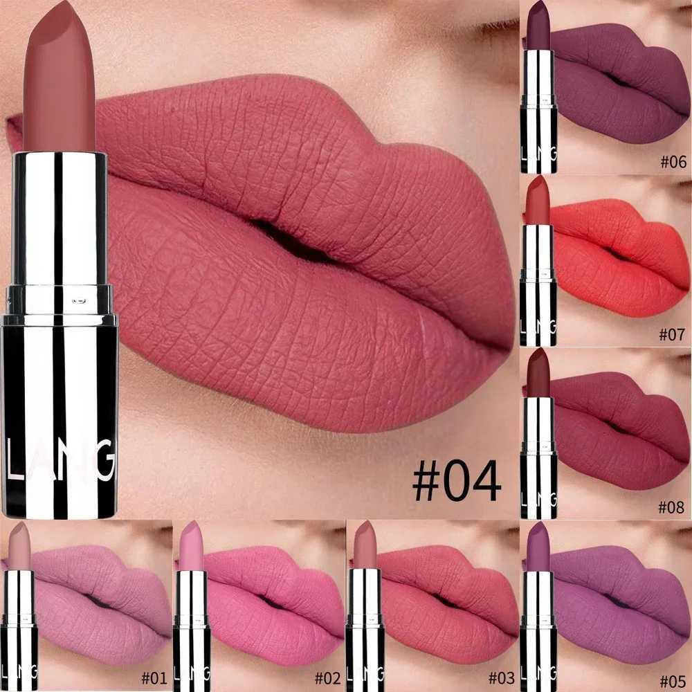 8 Colors Matte Bullet Lipstick Waterproof LongLasting Velvet Lipstick Easy To Wear Nude batom Nutritious Makeup W251027