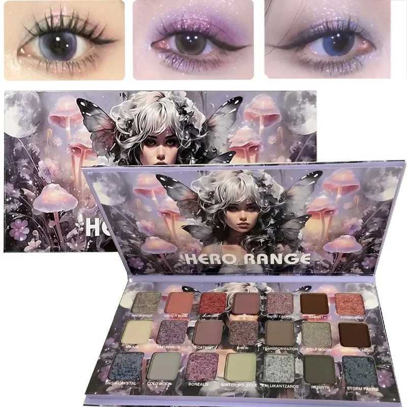 21color Cold Moon Anime Flower Fairy Eyeshadow Palette Matte Shimmer Metallic Shades Professional Makeup with Glitter LastingXJ251027