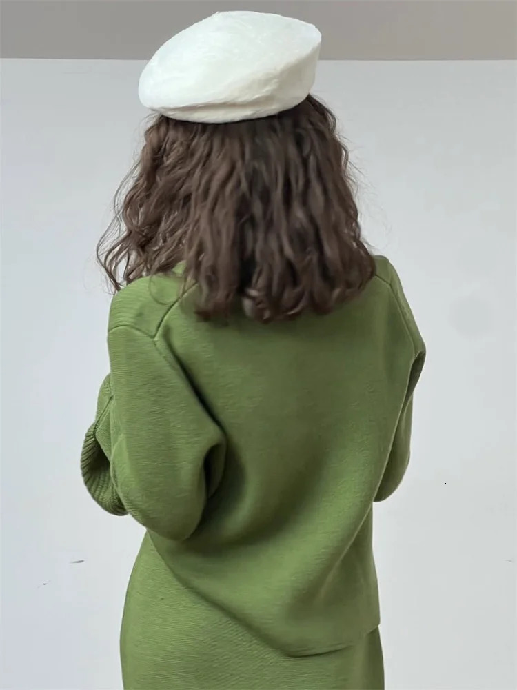 Tossy Female Knit Sweater Cardigan Coat Ribbed Patchwork Loose Long Sleeve Solid Autumn 2025 Sweater Womens Knitwear Cardigan 251027