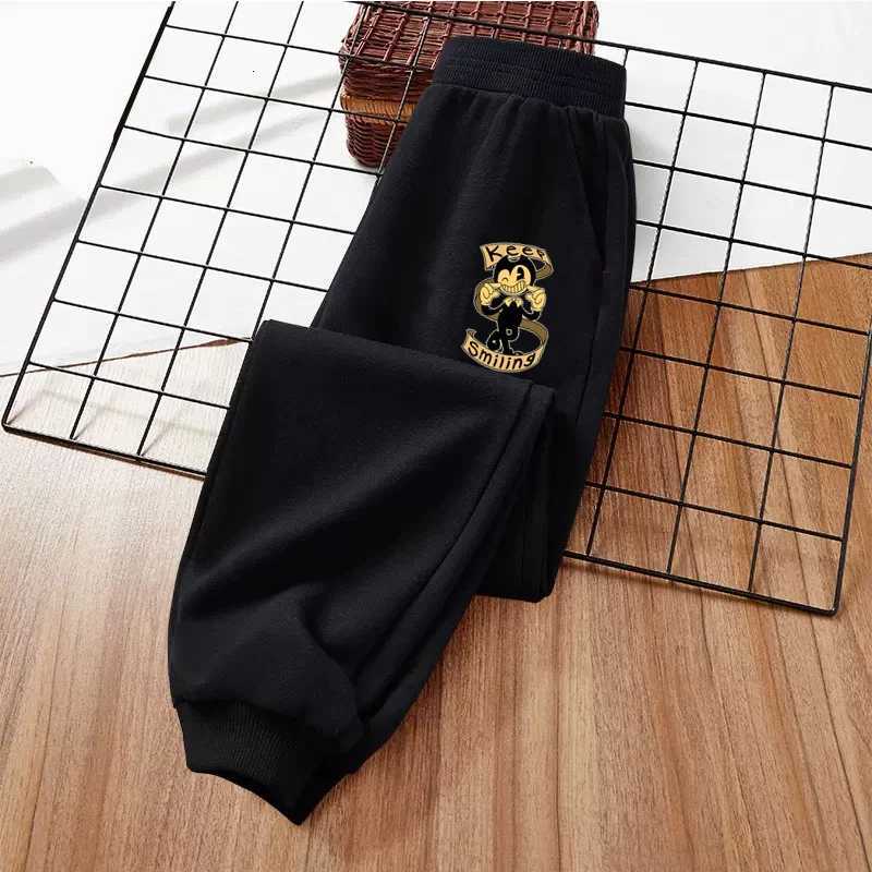 2024 Children Fruit Bicycle Trousers 313T Boys Girls Autumn Long Pant Jogging Sweatpants Cotton PantsT251027