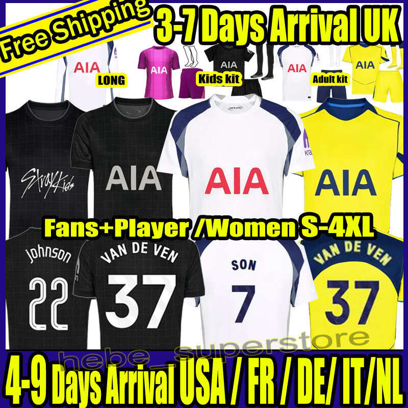 25 26 MADDISON KUDUS XAVI soccer Jerseys KULUSEVSKI KOLO MUANI 2026 ROMERO VAN DE VEN SOLANKE BERGVALL GRAY TEL RICHARLISON J.PALHINHA