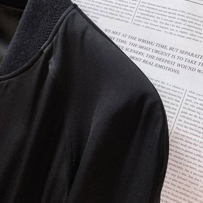 2025 Autumn Early-Season New Product Acetate Baseball Jacket With Smooth And Comfortable Texture