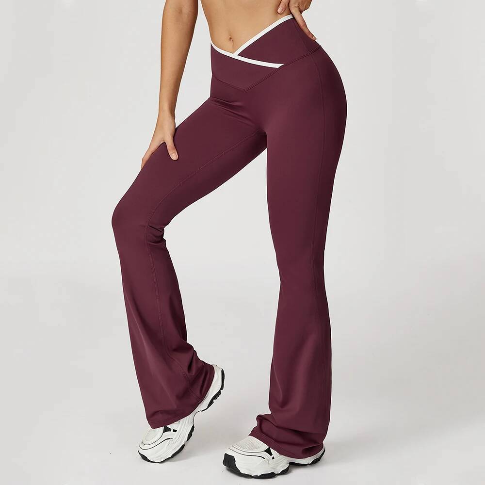 winter jacket women Yoga Fiess Leggings Bell Bottoms High Waist Sport Flare Pants Gym Women Female Legging Tummy Control Running Tight