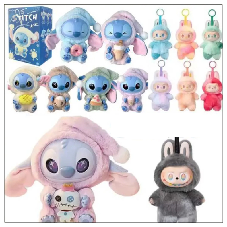 STITCHLABUBU Blind box toy MOKOKO FALL IN WILD Gift PIN FOR LOVE HAVE A SEAT EXCITING Macaron Color Party BIG INTO ENERGY HAPPY FACTOR SURPRISE SHAKE