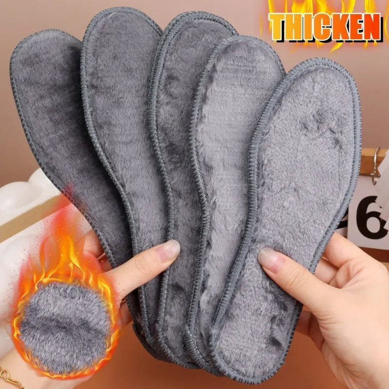 24pcs Self Heating Insoles Thermostatic Thermal Insole Faux Rabbit Fur Insole Winter Boots Pad Sole Thermal Insoles Plush Pads251020