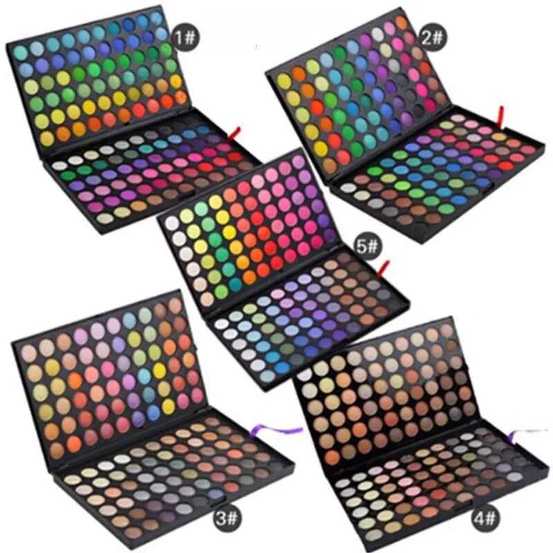 120 Colors Eyeshadow Palette Set Free Shiping Waterproof sweatproof Matte Eye Shadow Glitter for eyes Shimmer Makeup for womenXJ251027