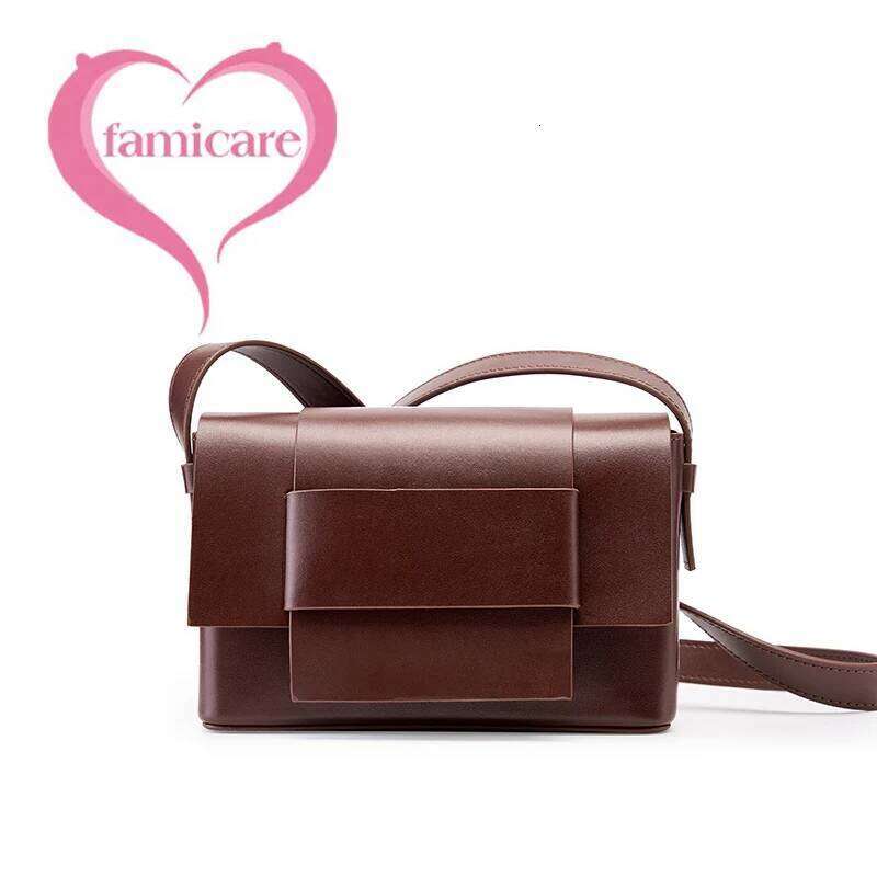 Designer Luxury Fashion Neutral Split Leather Messenger Solid Color Lady Casual Shoulder Bags Women Knitting Square Cross Body Bag New