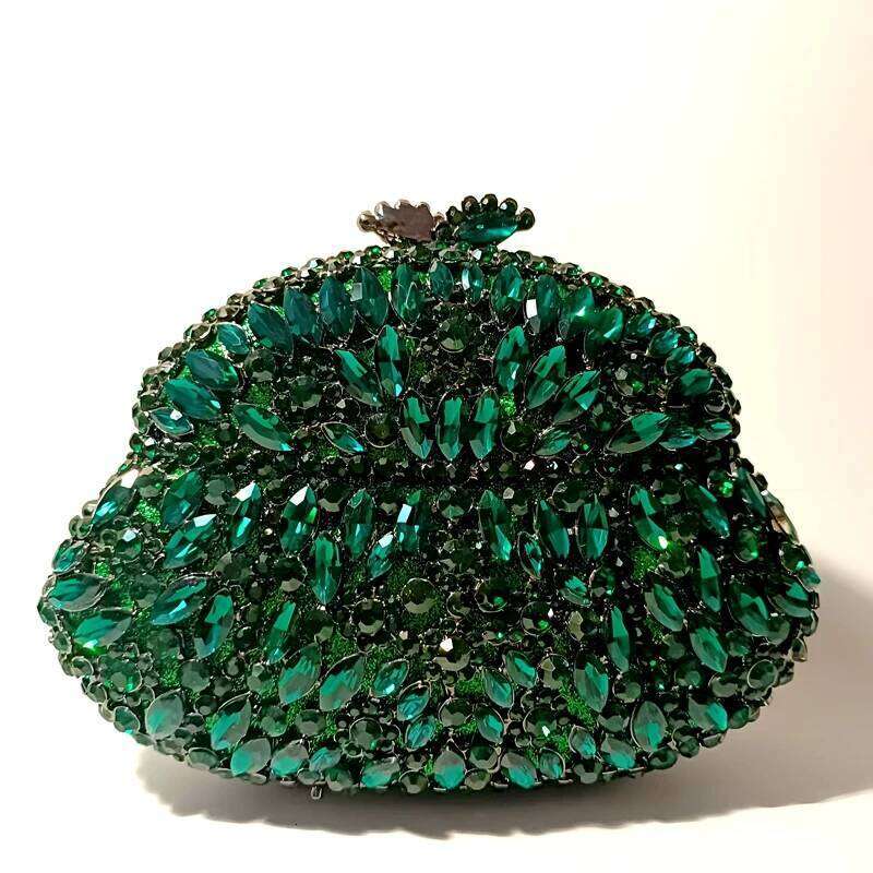 XIYUAN Dia Evening Bag Women Rhinestone Wedding Bridal Clutch Fashion Ladies Celebrities Crystal Handbag For Party