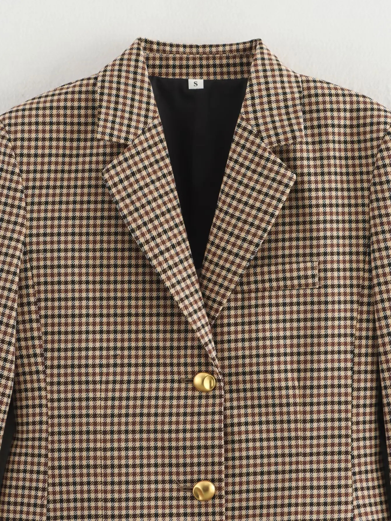 Spring Women Long Sleeve Office Lady Blazers Autumn Solid Casual Single Breasted Chic Notched Blazer Ladies Jackets Clothes 251027