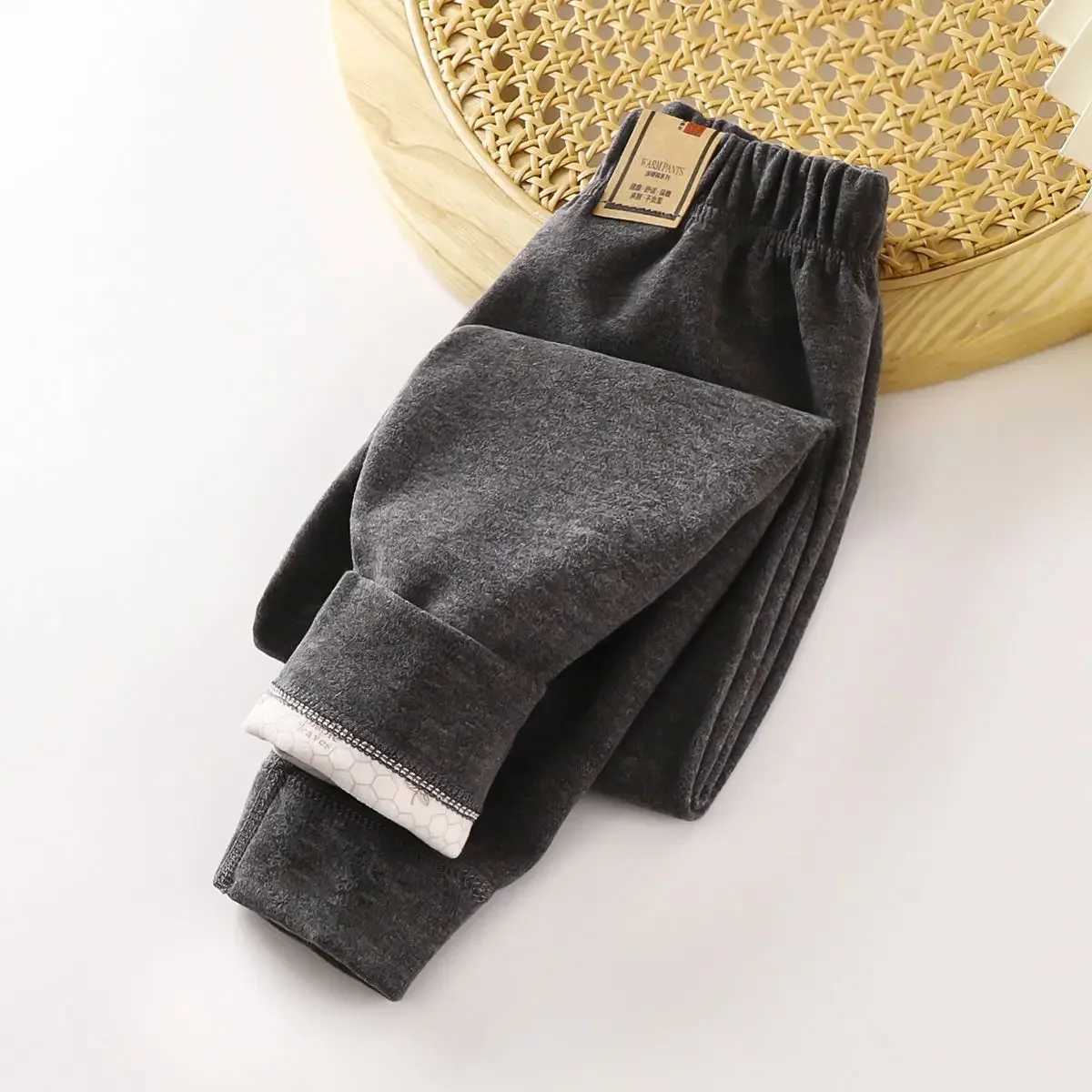 Spring and Autumn Winter Childrens Boys Girls Thin Velvet Autumn Pants Home Pants Single Pants Boys Pants Girls Pants 215yT251027