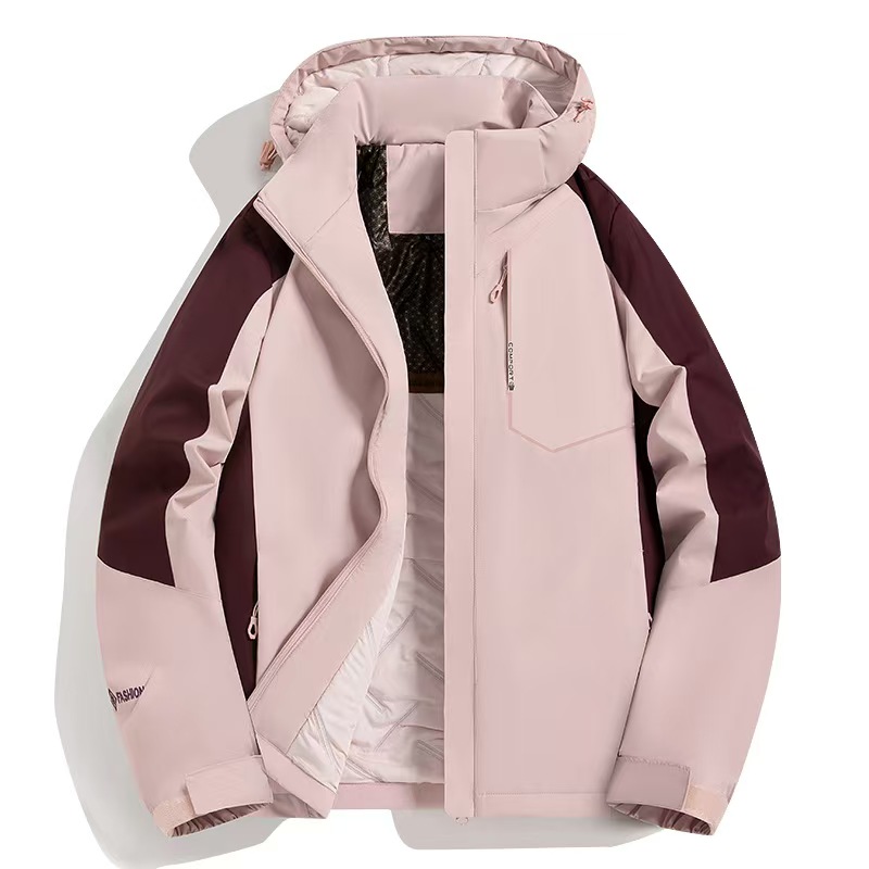 Couples padded jacket men's warm hooded 2025 winter new jacket men's graphene cotton-padded jacket coat.