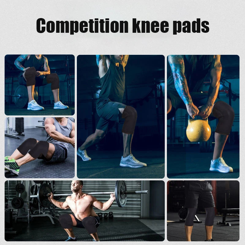Crossfit Knee Pads Compression 7mm Neoprene Sports Knee Brace Squat Weightlifting Pressured Knee Sleeve Women Men Teens Custom 251023