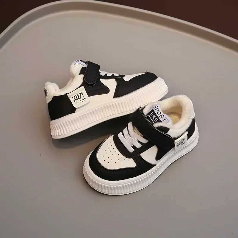 Childrens Sneakers Autumn Winter Boys Sport Shoes Girls Comfy Thicken Warm Velet Lined Casual Shoes Toddler Nonslip Footwear S251027