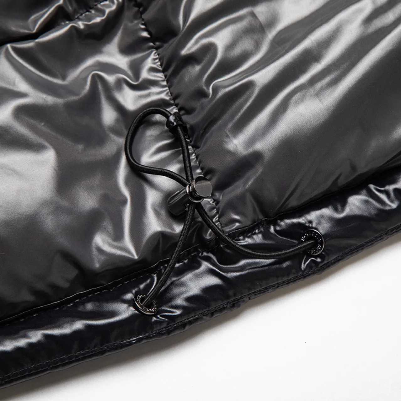 High Quty Outdoor Windproof Parka Thicken Warm Puffer Tops Winter Hooded Shiny Down Coats Mens Casual White Duck Down Jackets C251027