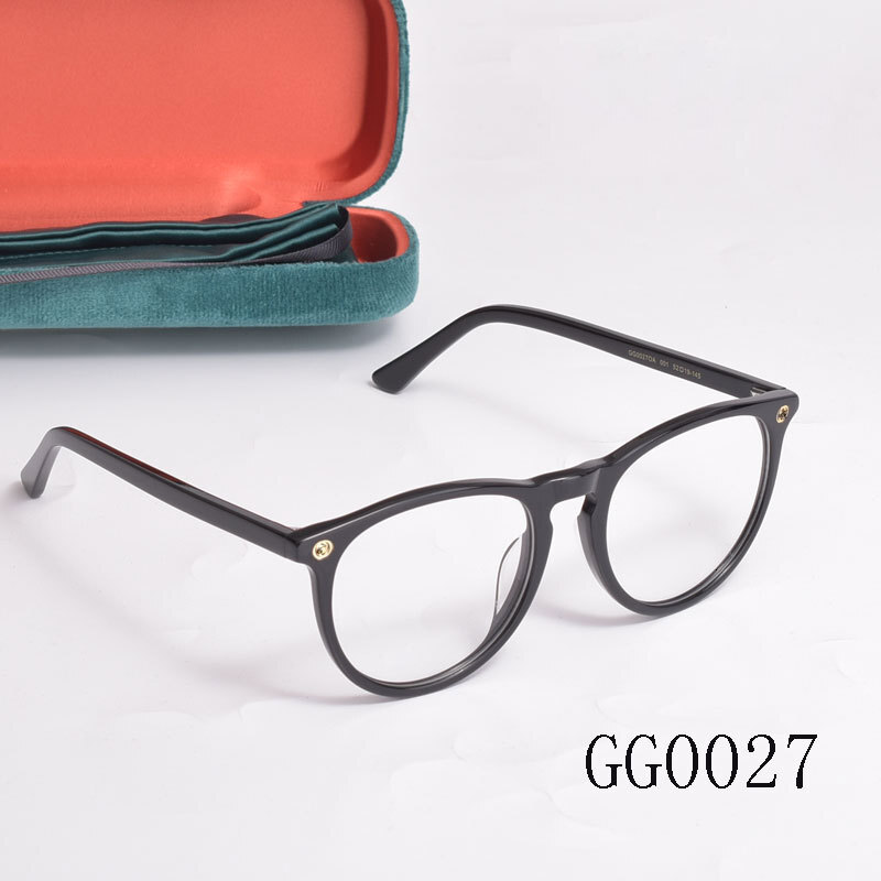 designer sunglasses luxury glasses for men women gold silver eyeglass frame gg0027 acetate round live streaming non prescription guccily gucciily gg 5PEU