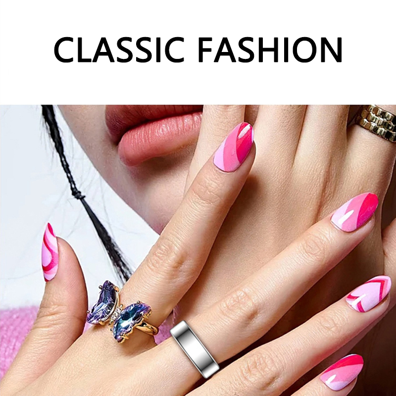 R99 Classic Ring Fashion Mens and Womens Fitness 17.4mm 18.2mm 19mm 19.9mm Ring 5ATM Waterproof Multi Mode Sports Rings For Android iOS