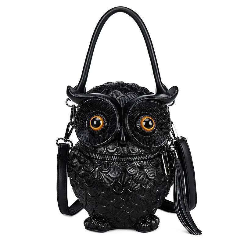 Designer Luxury Casual D Owl Leather Women Shoulder For Female Daily Travel Fashion S Daypack Bag Girls Crossbody Cosmetic Bags