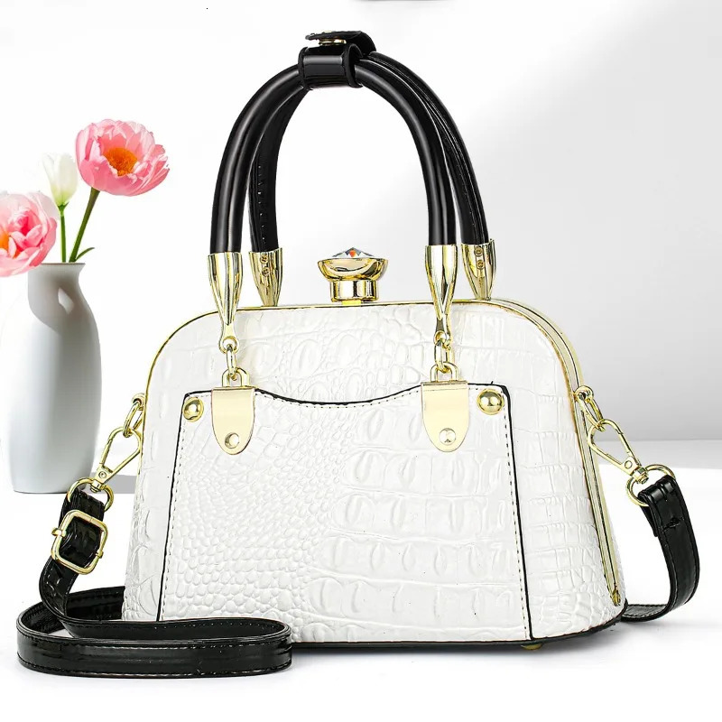 y Handbag Bags ner Pattern Ladies Boston Shoulder Bag High Quality Womens Casual Tote 251014