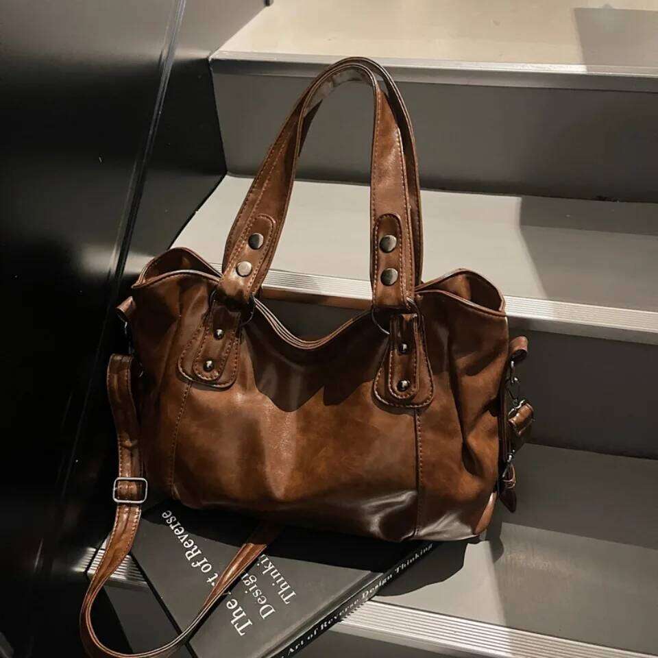 Winter Retro Shoulder For Handbags Women Bags Designer Crossbody Hand Bag Large Capacity Casual Tote Sac