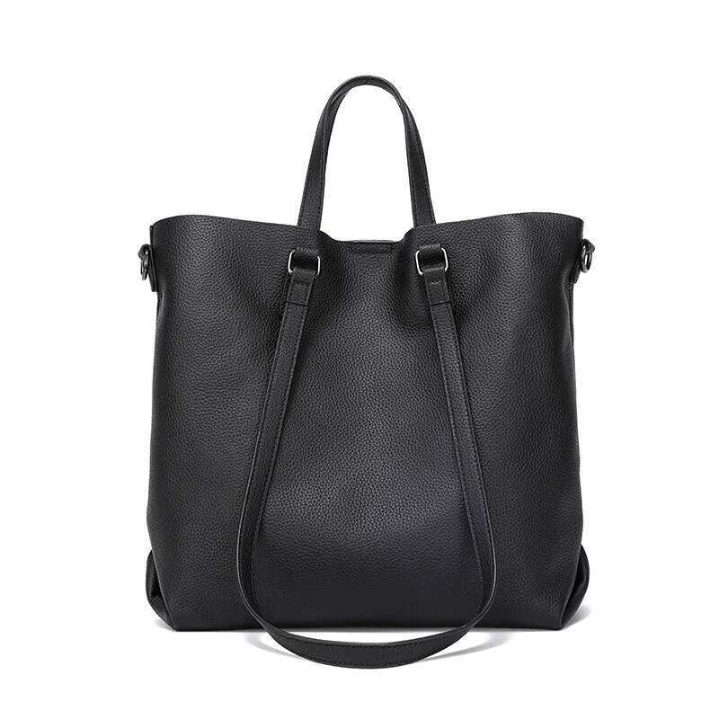 Jonlily Women Genuine Leather Shoulder Female Fashion Handbag Totes Casual Daybag High Capacity Commuter Bag Purse -Kg2004 Suotong1027