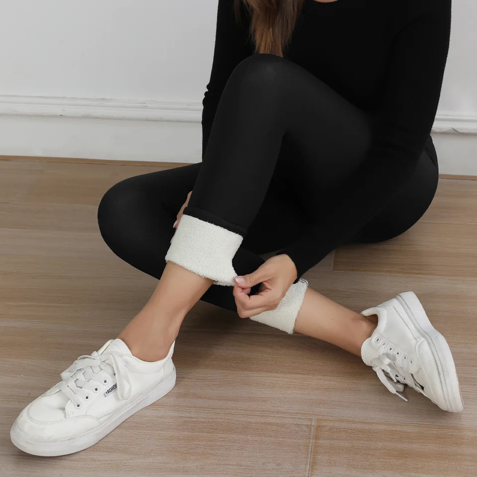 Autumn Winter Warm Fleece Women Leggings Of Female Skinny Velvet High Waist Prevent Cold Leggings Thermal Casual Pants 251027