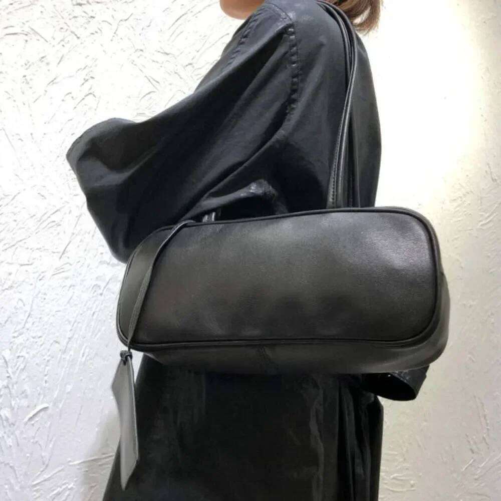 Fashion Brand Pillow 100% Natural Leather Shoulder Purs Vintage Women Cowhide Underarm Bag Purse Large Double Straps Handbag