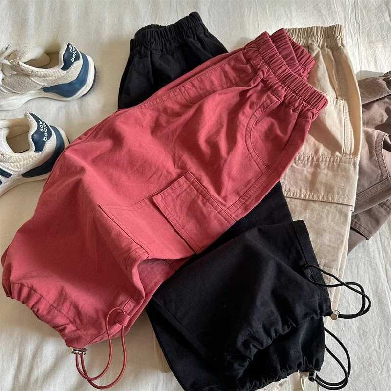 Kids Pants Girdle Overalls Baby Wide Leg Pants Girls Pants Teenage Girls Clothing Cargo Winter Clothes for BoysT251027