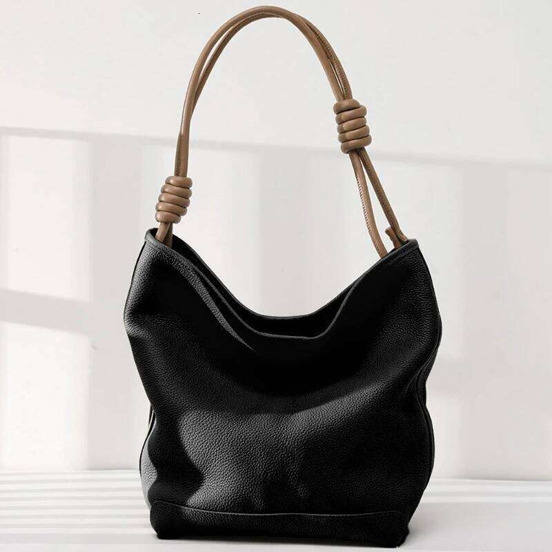 Jonlily Women Genuine Leather Shoulder Female Handbag Totes Casual Small Bucket Commuter Bag Daybag Purse -Kg1939 251027