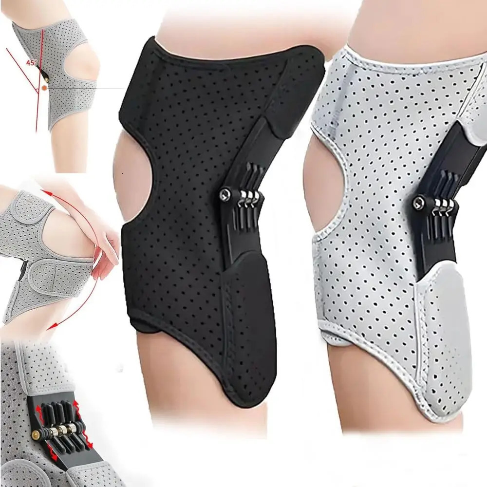 with Powerful Rebound Springs Knee Assistive Device Breathable Adjustable Knee Protection Booster NonSlip Brace Joint Support 251023