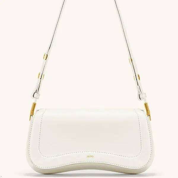 JW PEI-French Style Tote Bag for Women, Underarm Handbag, Elegant Casual Backpack with Single Strap, New