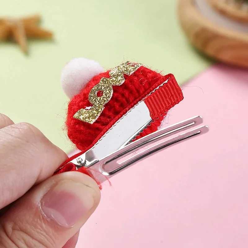 1020pcs 3545cm Mini LOVE Knitted Hat Christmas Decoration Festival Celebration Decor Gift Hat Hairpin Accessories Small HatW251027