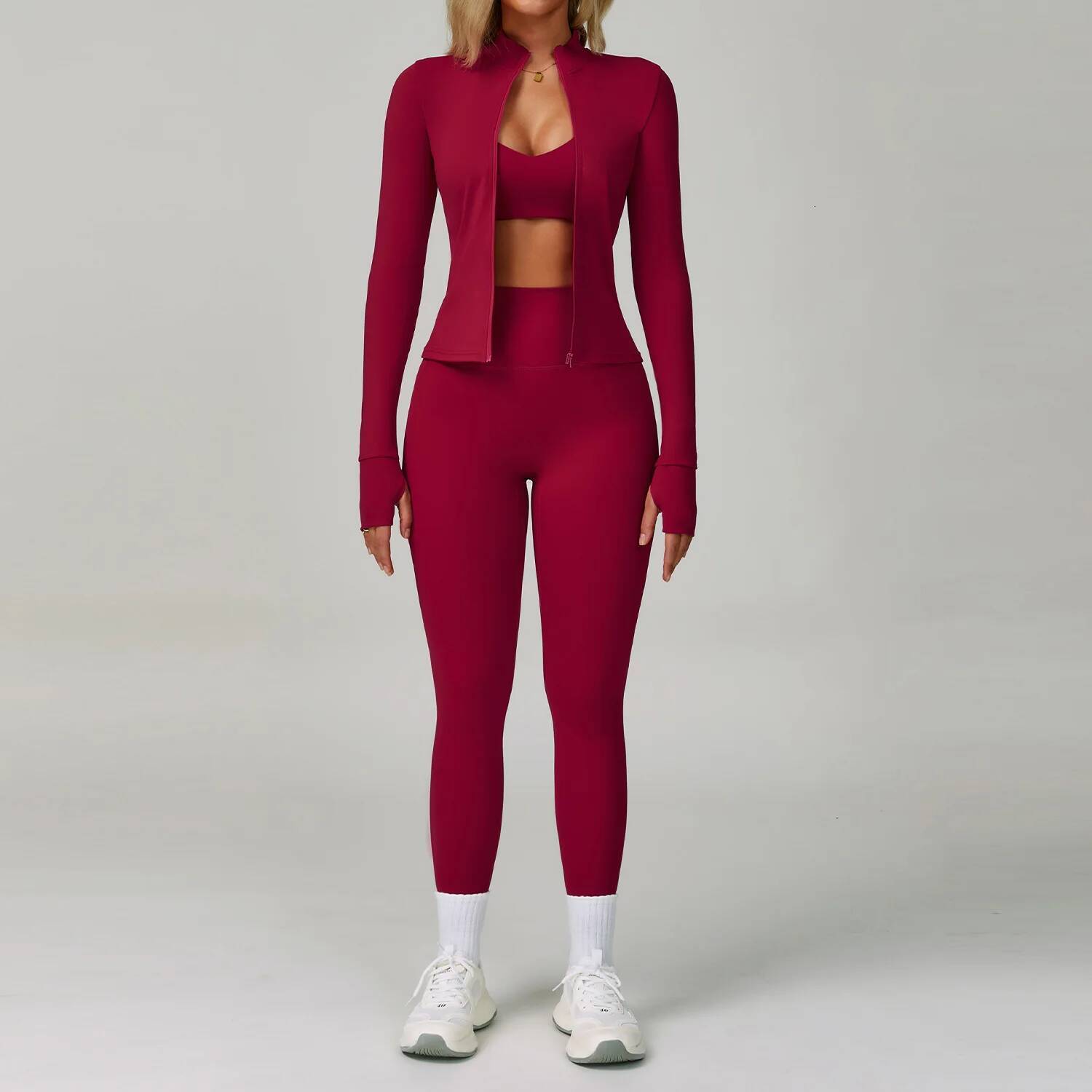 winter jacket women 2-3PCS Yoga Suit Women Tracksuit Sports Bra High Waist Leggings Shorts Outfit Gym Set Fiess Push Up Workout Clothes Sportswear