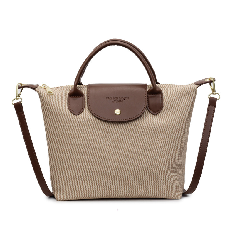 Free shipping designer bag Canvas Bag for Women New Dragon Horse Bag Niche Design Handbag Shoulder Bag Dumpling Bag Crossbody Bag