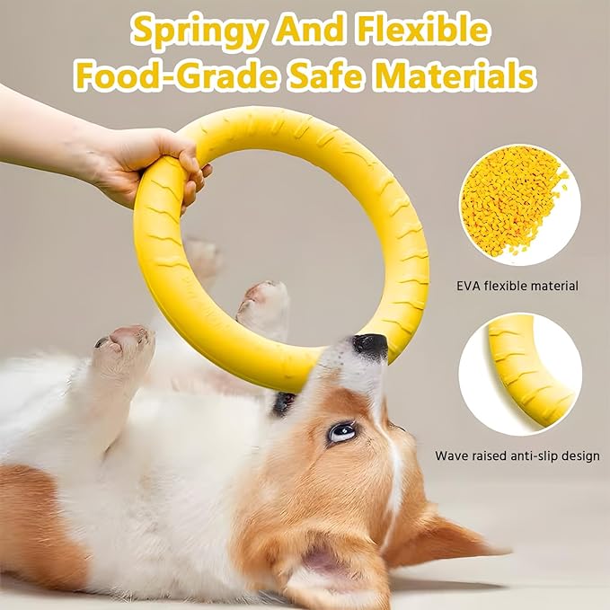 EVA pet toys, chew-resistant dog frisbee, dog toys, self-entertainment pet balls, pet supplies