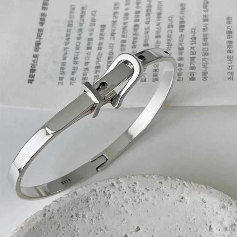 Mewanry Silver Color Belt Geetric Bracets For Wen Coups Creative Design Fashion Vintage Personality Birthday JewelryW251027