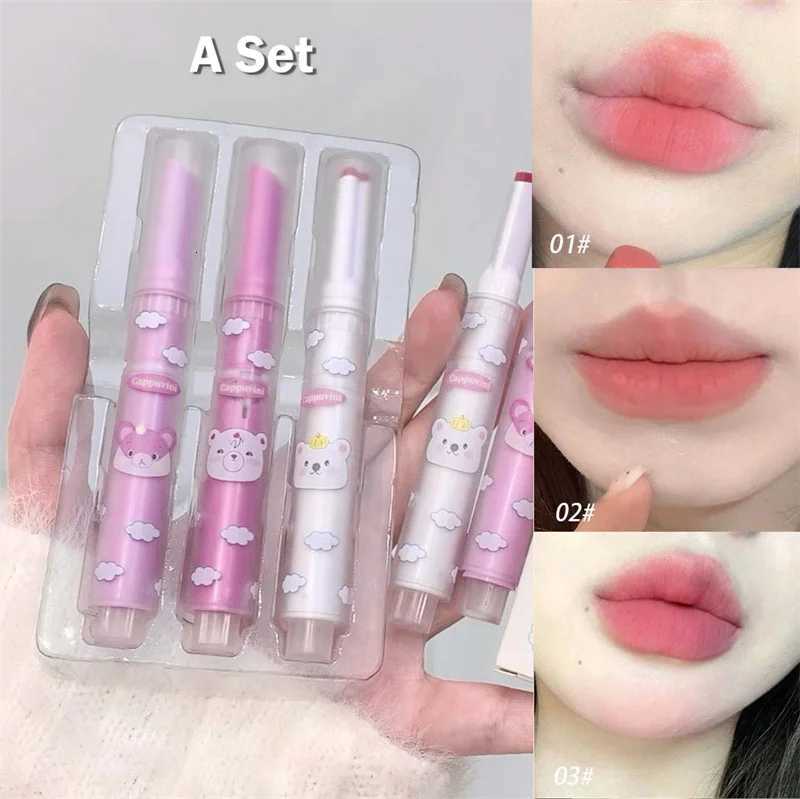 6 Colors Matte Lipstick Love Shape Waterproof Long Lasting Lip Sticks Not Fading Solid Velvet Lipsticks Women Make Up Cosmetics W251027