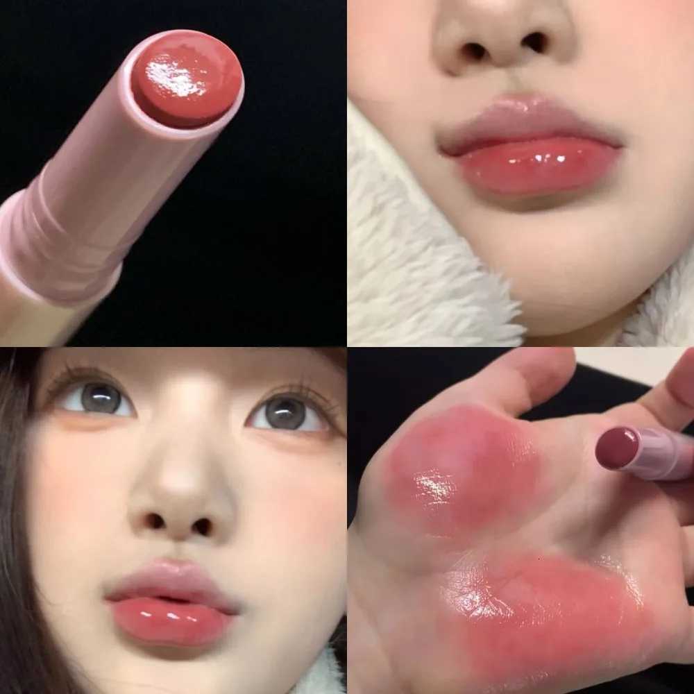 Diamond Pink Glitter Solid Jelly Lip Gloss Pen Moisturizing Mirror Water Lipstick Light Filmforming NonFading Gloss Cosmetic W251027