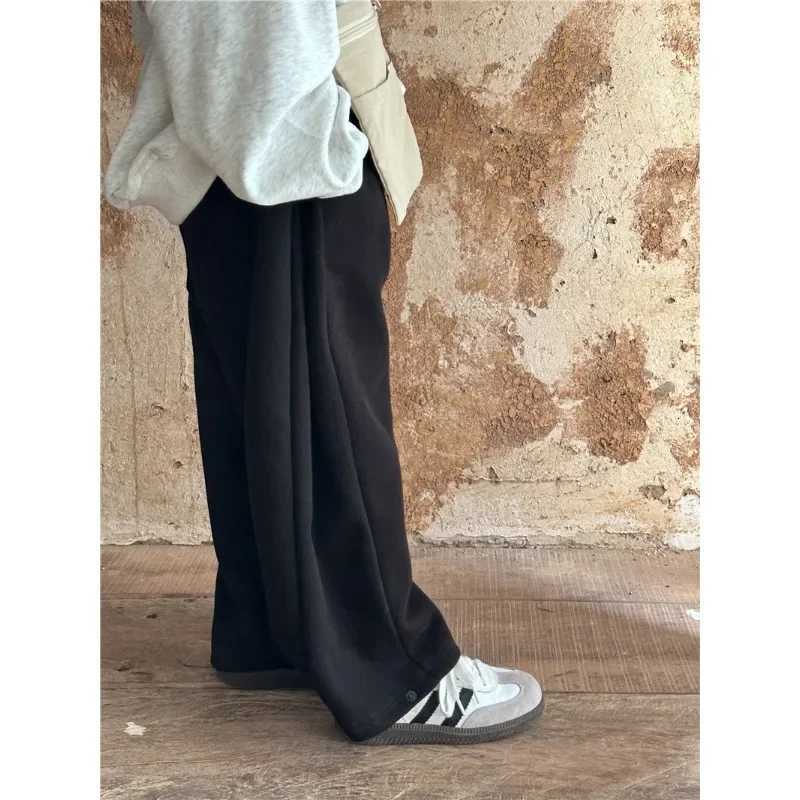 Children Clothing 2025 Spring Autumn New Fashion Korean Style Casual Sweatpants Boys and Girls Loose Solid Color Knitted PantsT251027