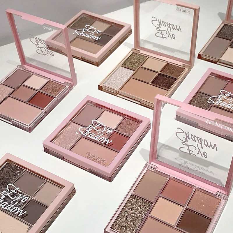 7Color Eye Shadow Tray Low Saturation Palette Matte Glitter Pearly Korean Eye Pigment Eyeshadow Tray Lasting Eye Makeup PaletteXJ251027