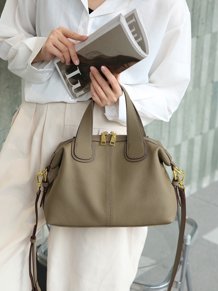 CCCKA underarm TOGO cowhide French tote 2025 new fashion large capacity portable one-shoulder leather bag for women