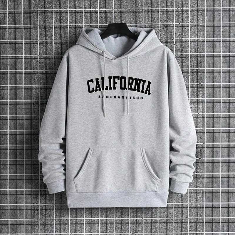 Newest California Mens Hoodie Urban Streetwear Top Fashion Hip Hop Hooded Sweatshirt Male Trendy Casual Hoody Autumn Winter Wear W251027