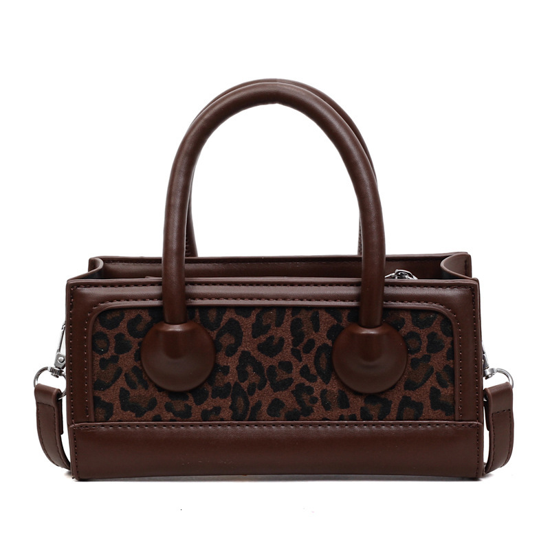 Korean style niche design handbag autumn and winter new elegant casual leopard print design armpit bag versatile fashion women's shoulder bag lux