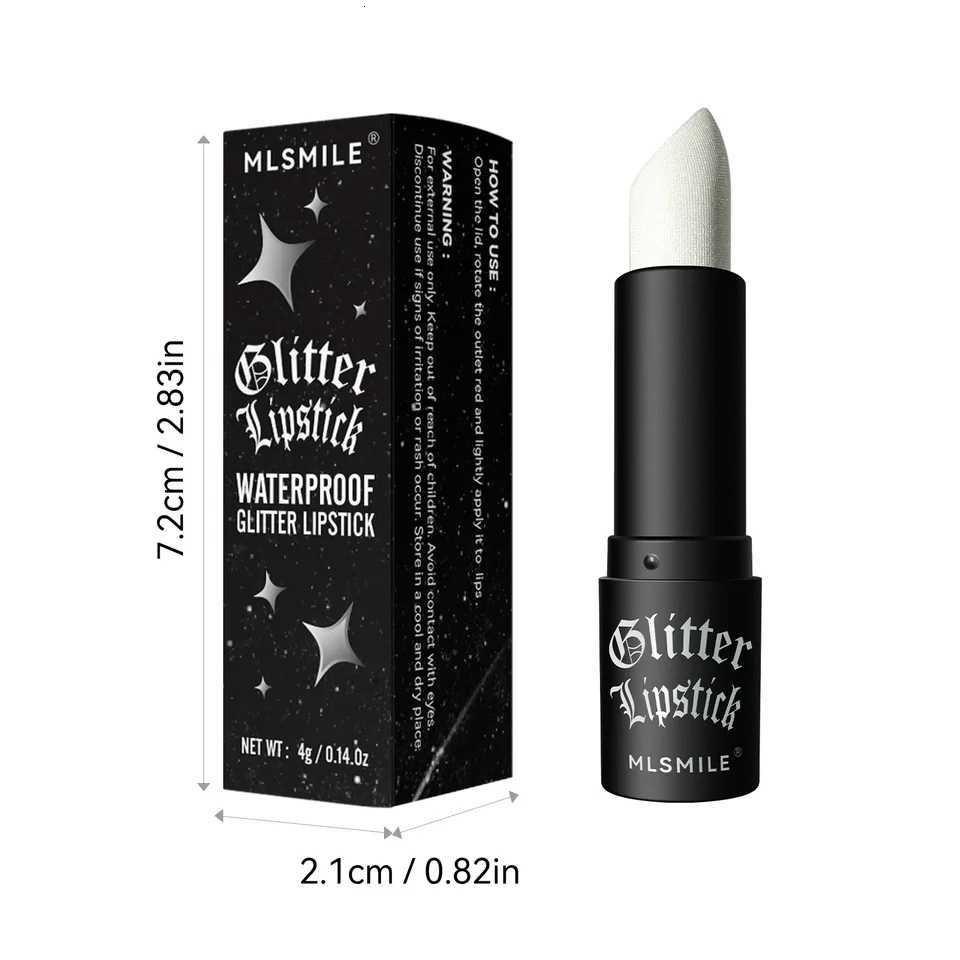 MLSMILE MultiColor Matte Lipstick NonStick Flash Lasting Easy Apply Diamond Finish Dark Halloween Look Lip Makeup W251027