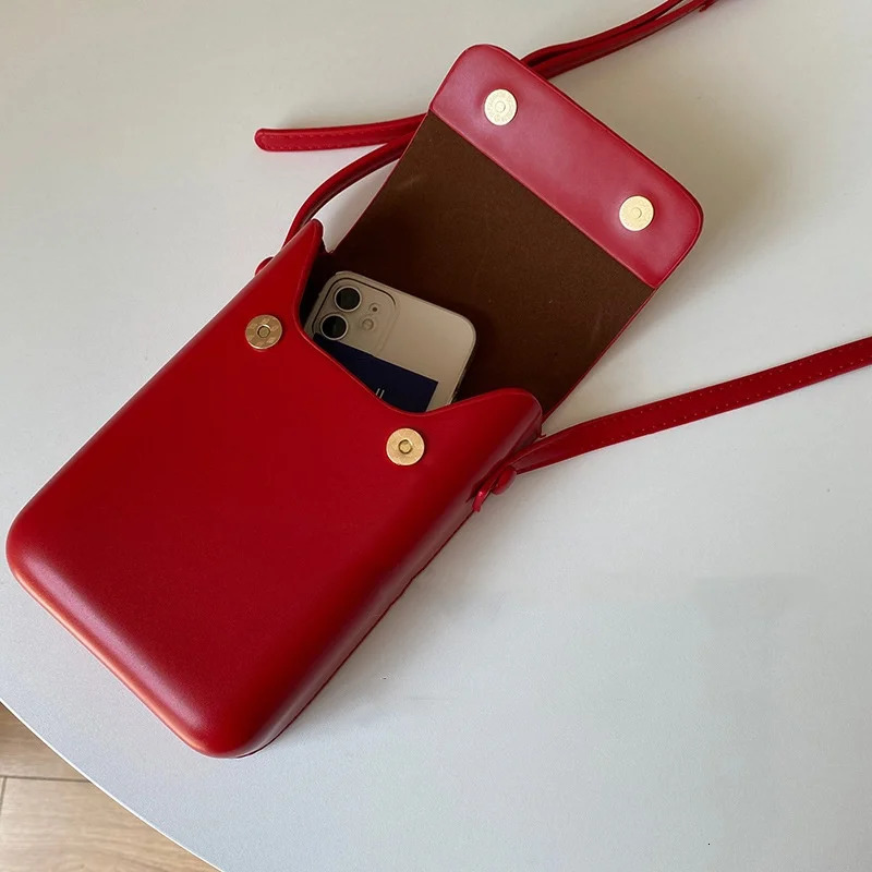 2024 Flap Crossbody Bags Women Mini PU Leather Shoulder Purses and Handbags for Girls Ladies Phone Simple Solid er Bag 251027
