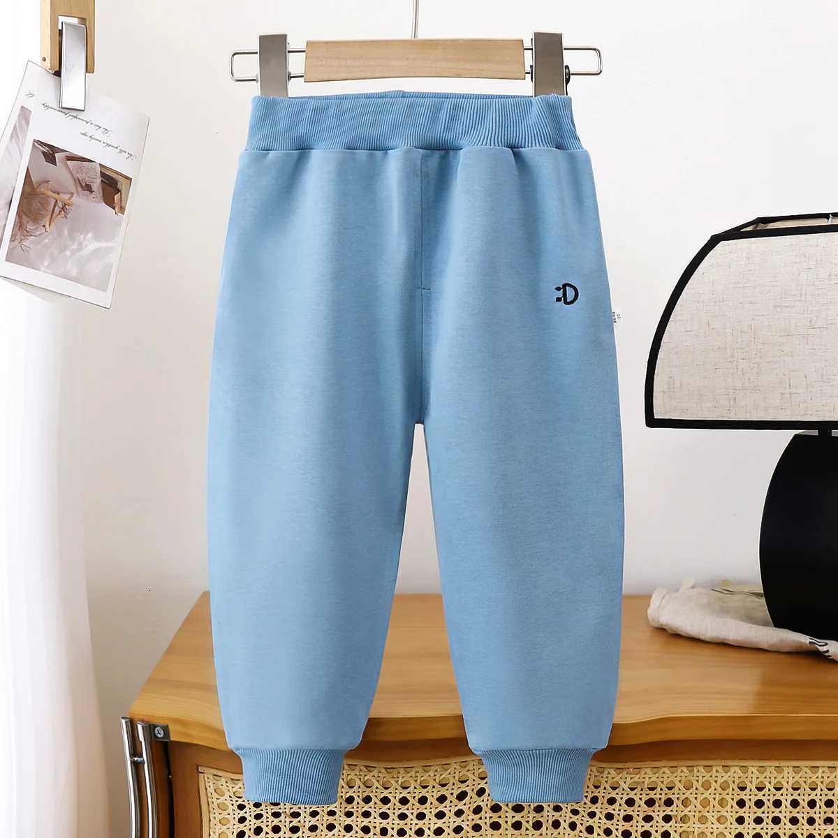 Spring Autumn Children Cloth Trousers For Boys Girls Elastic Bands Sports Pants Kids Casual Outer Wear PantsT251027
