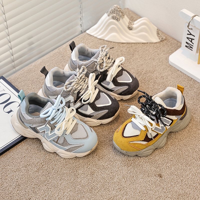 Designer Shoes Boys' Dad Shoes 2025 Autumn New Style Children's Shoes Wholesale Big Kids Running Shoes Breathable Children's Sports shoes Free shipping