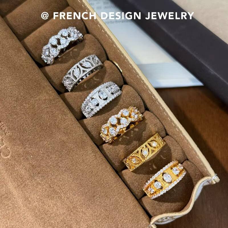 Custom Design Mossanite Ring Fine Jewelry 925 Silver or 10K14K18K Gold Ring for Men Women VVS Moissanite Diamond Cuban Ring