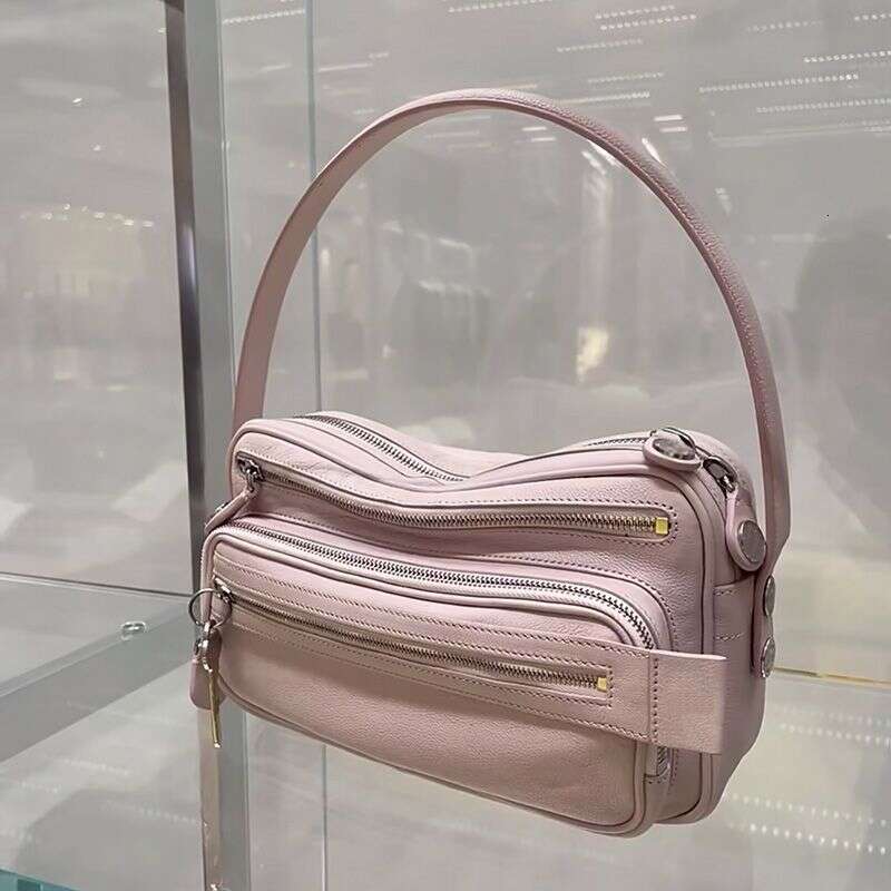 Designer Bag Tote Bag Shoulder Bag New Genuine Leather Multi Compartment Zipper Handbag Key Pendant Underarm Motorcycle Fashion Single Shoulder Crossb